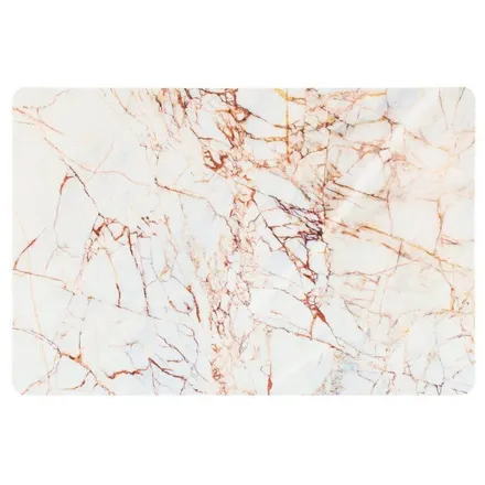 Lauamatt Marble 45x30 valge