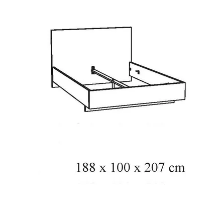 Voodi Helga 180x200 cm