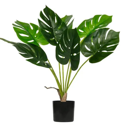 Kunsttaim Monstera H70cm roheline