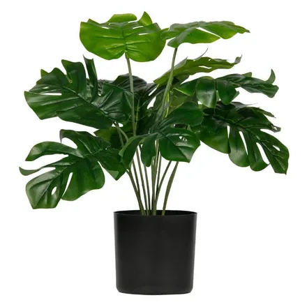 Kunsttaim Monstera H40cm roheline