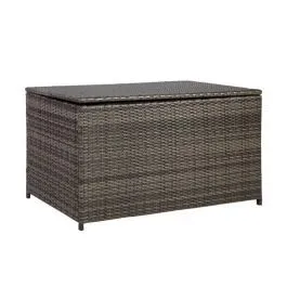 Padjakast Wicker 122x52x62 cm tumepruun