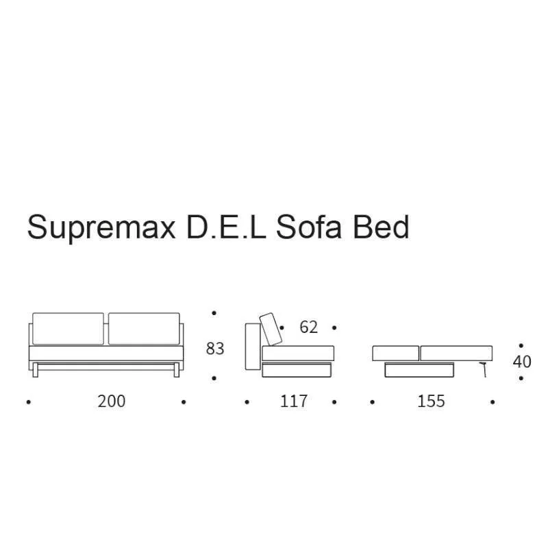 Diivanvoodi Supremax D.E.L tumesinine