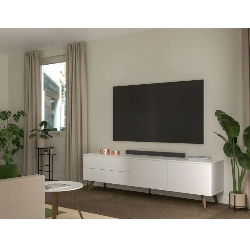 Tenzo tv-alus Plain 2u2s valge